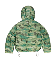 Load image into Gallery viewer, Reflective Star Camo Puffer Jacket