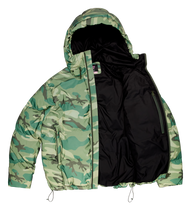 Load image into Gallery viewer, Reflective Star Camo Puffer Jacket

